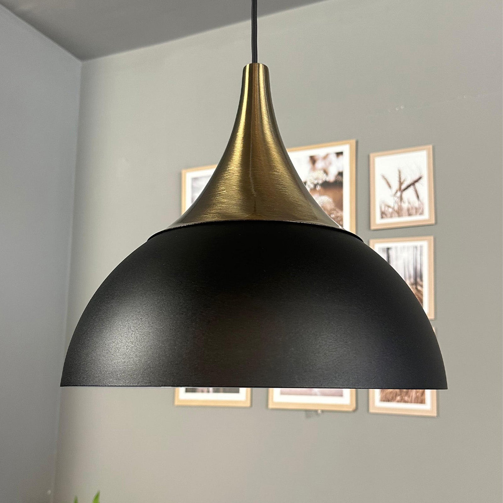 Pendelleuchte Yimpi Metall Ø30 cm, E27, Moderne Pendelleuchte